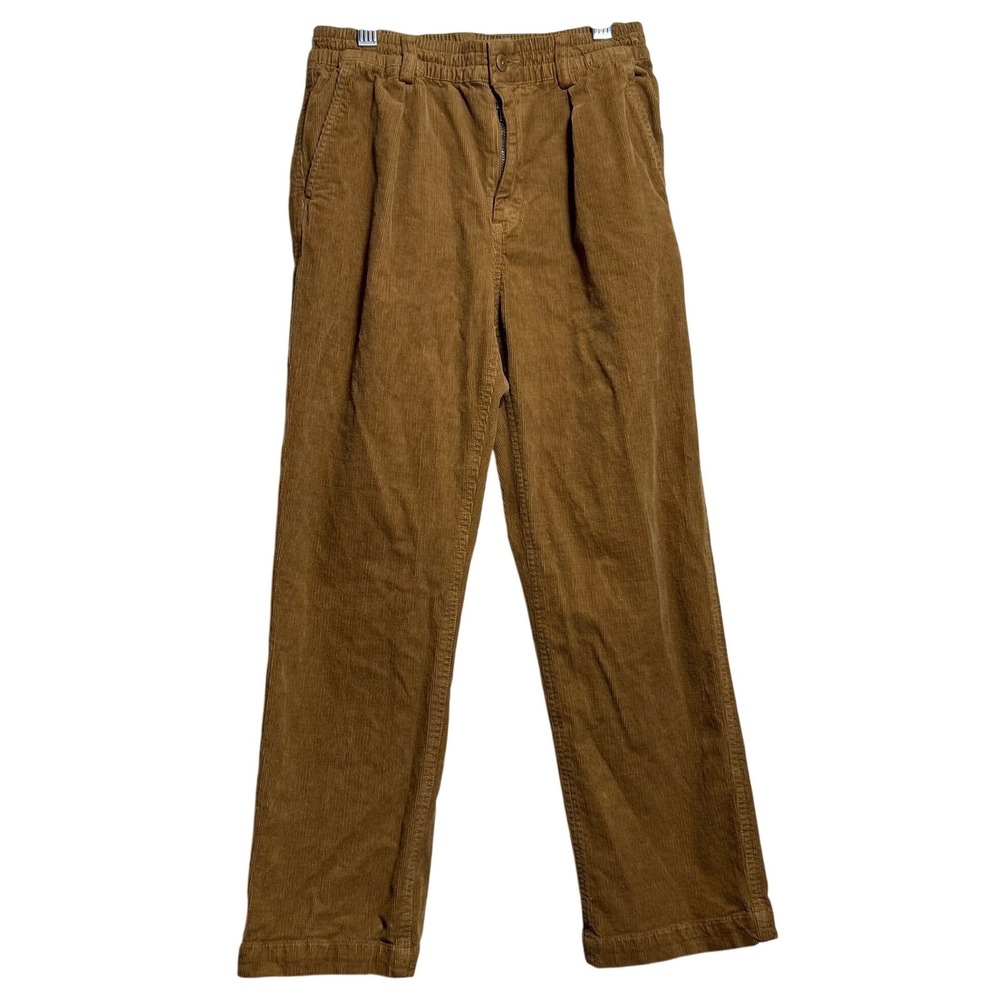Polo Ralph Lauren Boys Tan Brown Corduroy Drawstring Waist Pants Size 10